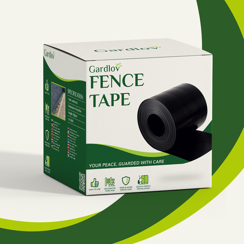 Gardlov Fence Tape 19cmx26m 700g/m2, Anthracite