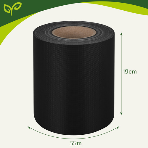 Gardlov Fence Tape 19cm x 35m 450g/m2, Black