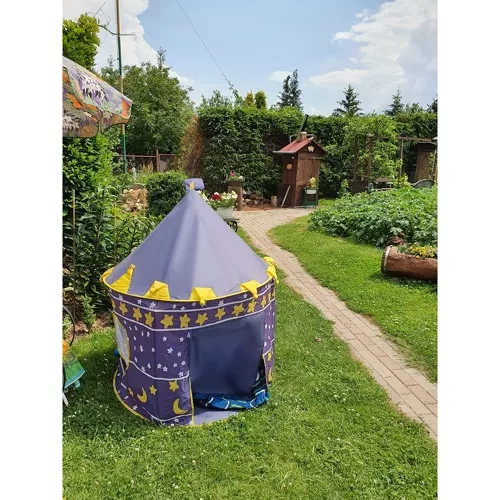 Kruzzel Kids Play Tent Castle, Navy Blue