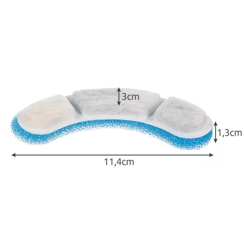 Purlov 23925 Pet Drinking Bowl Filter, 4 Pcs