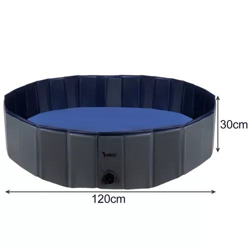 Purlov Foldable Dog Pool / Playpen 120x30 cm