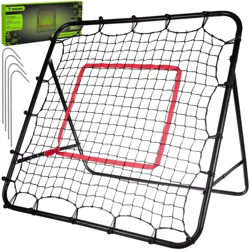 Trizand futbolo vartai ir treniruoklis su taikiniu 100x100 cm