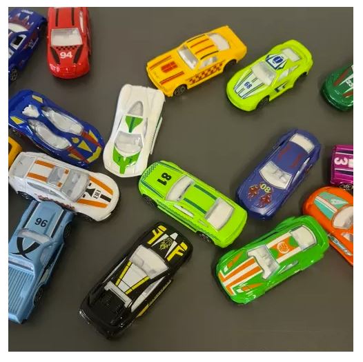 Kruzzel 20352 Metal Toy Car Set 1:64, 16 pcs