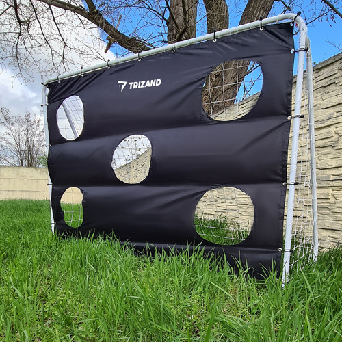 Futbolo vartai su taikinio brezentu Trizand 21268, 170x240 cm