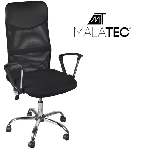 Tinklinė biuro kėdė Case Malatec 23236, juoda