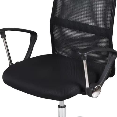 Tinklinė biuro kėdė Case Malatec 23236, juoda