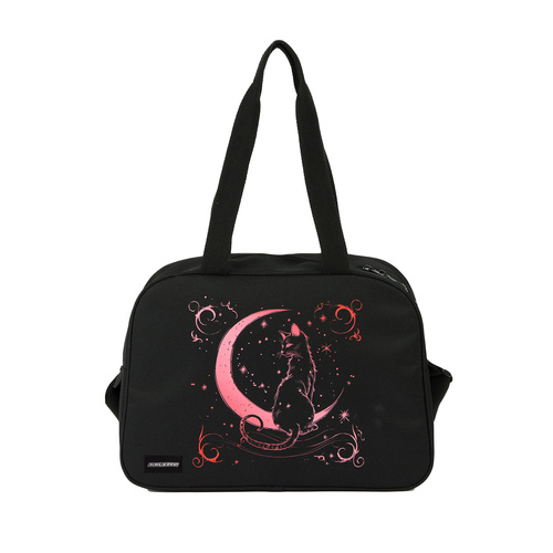 Kruzzel 26516 School / Sports Bag, 13L, Black / Pink