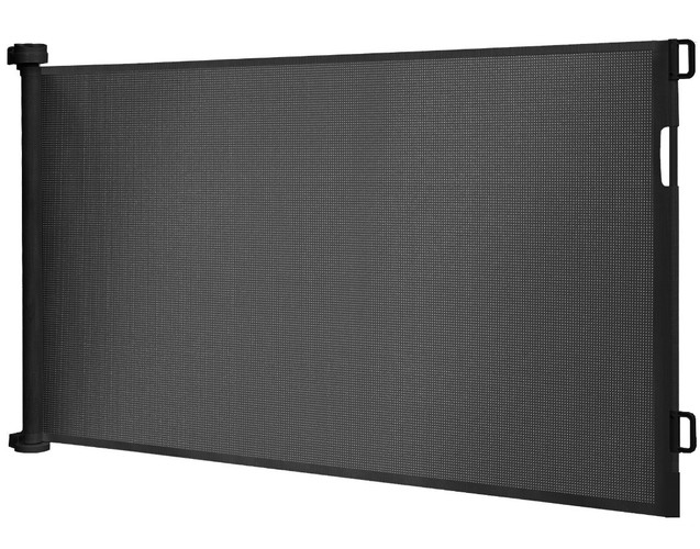 Portable Folding Safety Security Magic Gate Guard Mesh Fence Net for Pets Dog Puppy Cat, Black