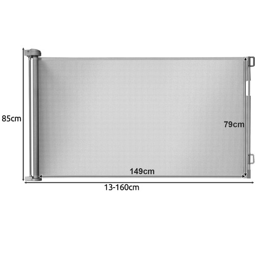 Case 94149 apsauginis barjeras-tinklelis šunims ir katėms, pilkas