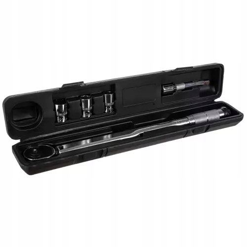 Torque Wrench 1/2\" Bigstren 28-210 Nm, with 17/19/21 mm Sockets and Extension