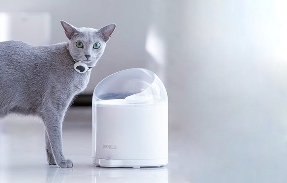 Catlink Pure 2 Smart Pet Water Fountain, 2.6L, Gray