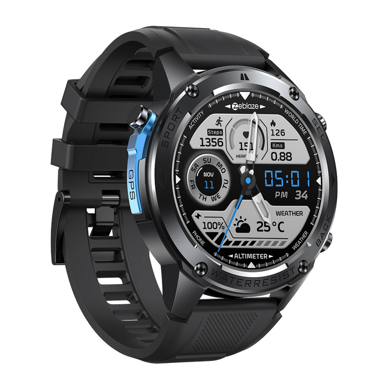 GPS Smartwatch Zeblaze Stratos 2 Ultra AMOLED Black