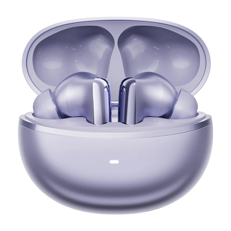 Belaidės ausinės QCY MeloBuds N70 Lite HT18 ANC, violetinės