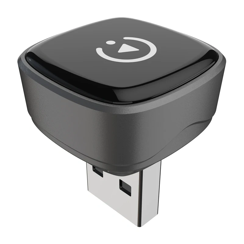 Carlinkit MINI ULTRA 5 belaidis CarPlay ir Android Auto adapteris, pilkas