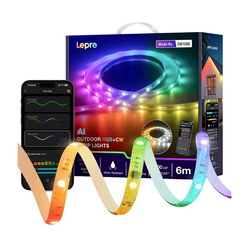Išmanioji LED juosta Lepro SW1-6 RGB, 6 m