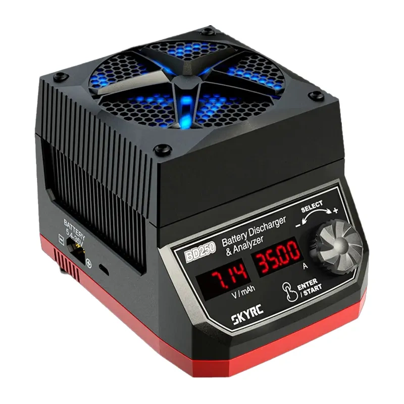 SkyRC BD250 akumuliatorių iškroviklis ir analizatorius