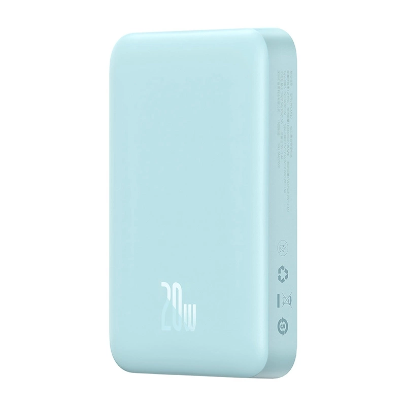 Išorinė baterija Baseus Magnetic Mini 10000mAh, 20W, MagSafe, mėlyna