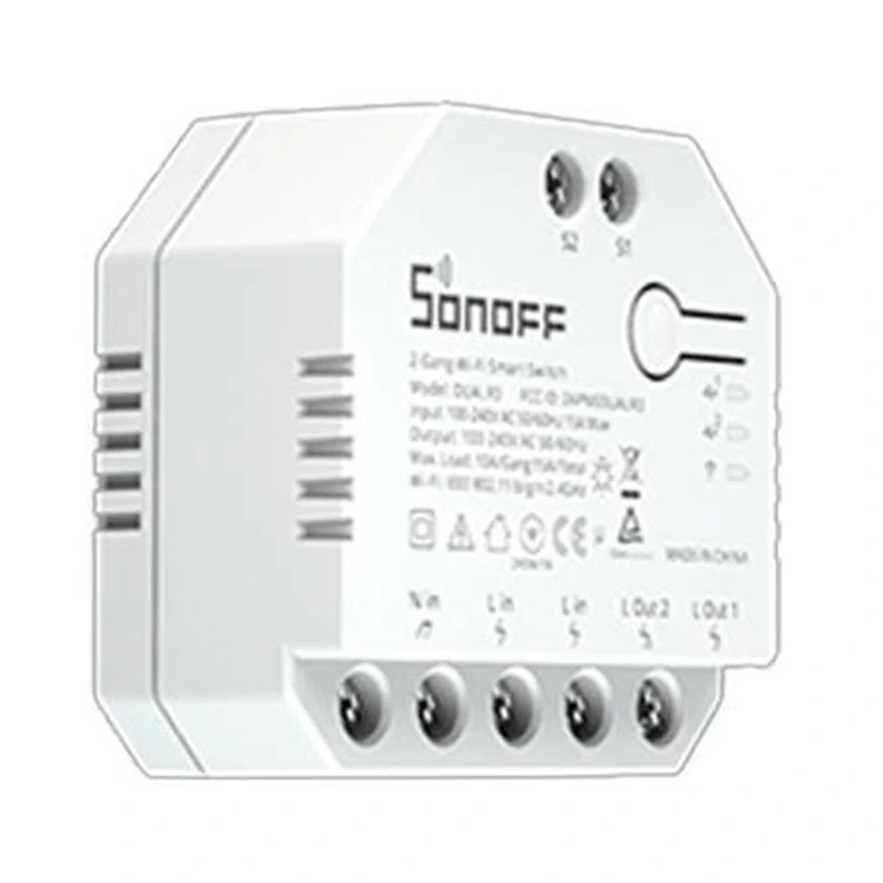 Sonoff Dual R3 2-Channel Smart Wi-Fi Switch with Electricity Metering