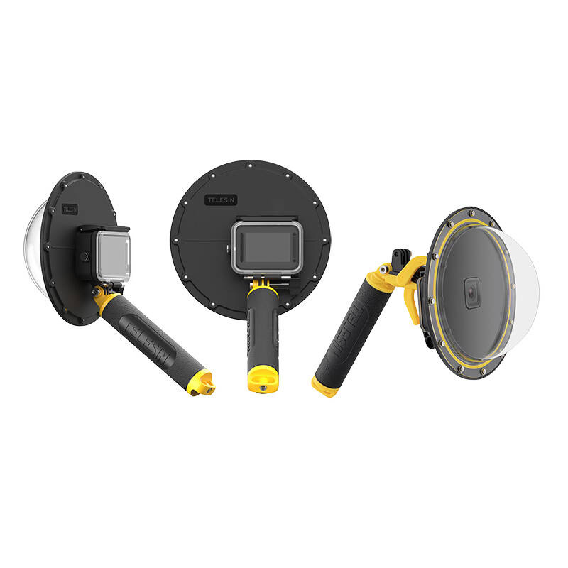 Telesin Dome Port Underwater Housing for GoPro Hero 13/12/11/10/9 (GP-DMP-T09)