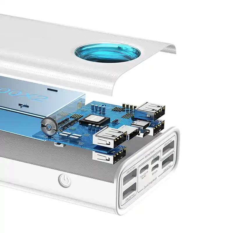 Išorinė baterija Baseus Amblight 30000mAh 65W, balta
