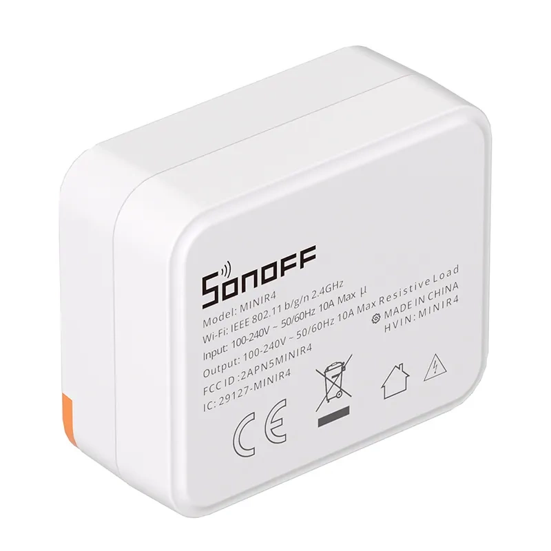 Sonoff MINIR4 1-Channel WiFi Smart Switch, White