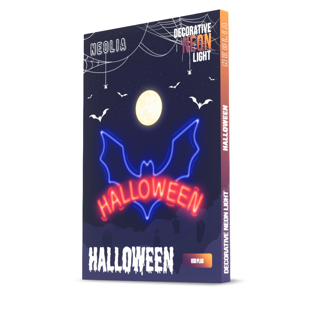 Halloween LED Neon Sign Wall Light Neolia NNE17, Red