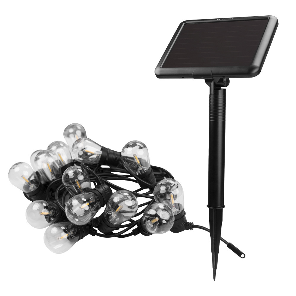 Forever Light SUNARI FLS-60 LED Solar Garland 7.5m 10 Bulbs IP44