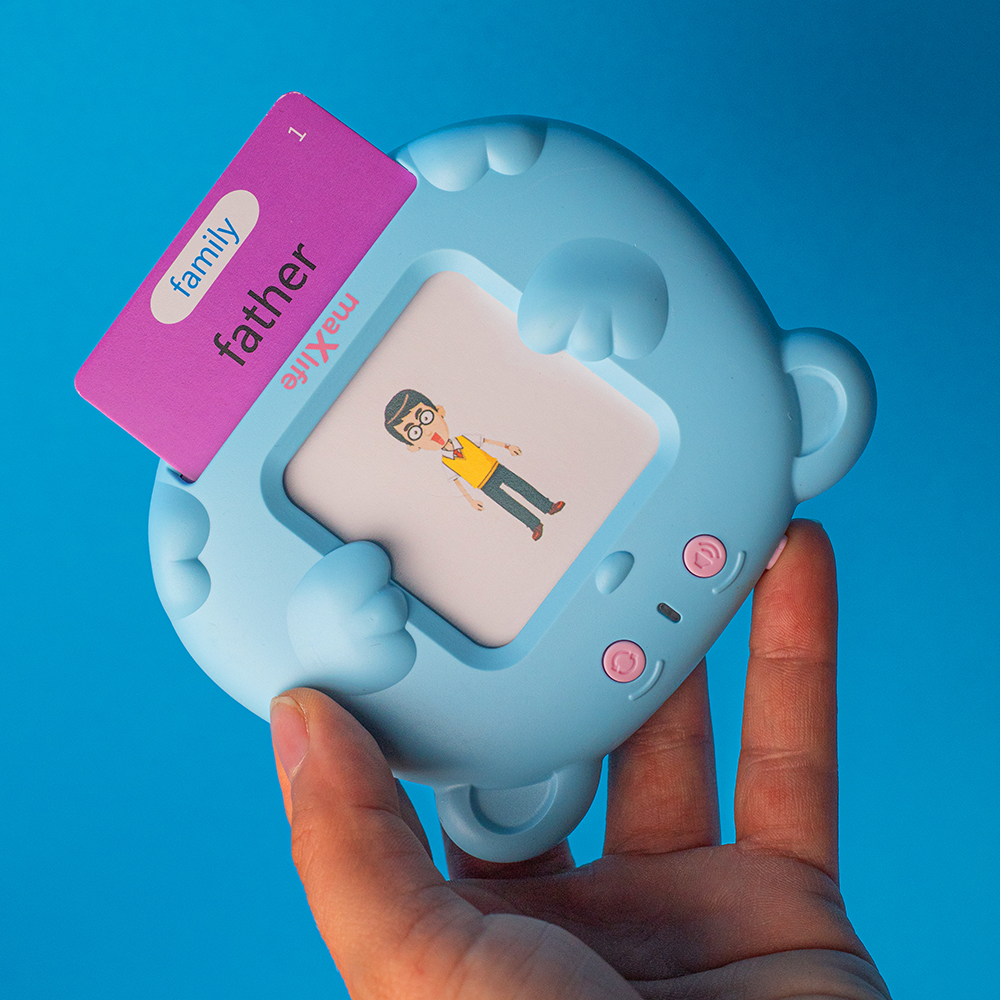 Maxlife MXLD-100 Interactive English Learning Device, Blue