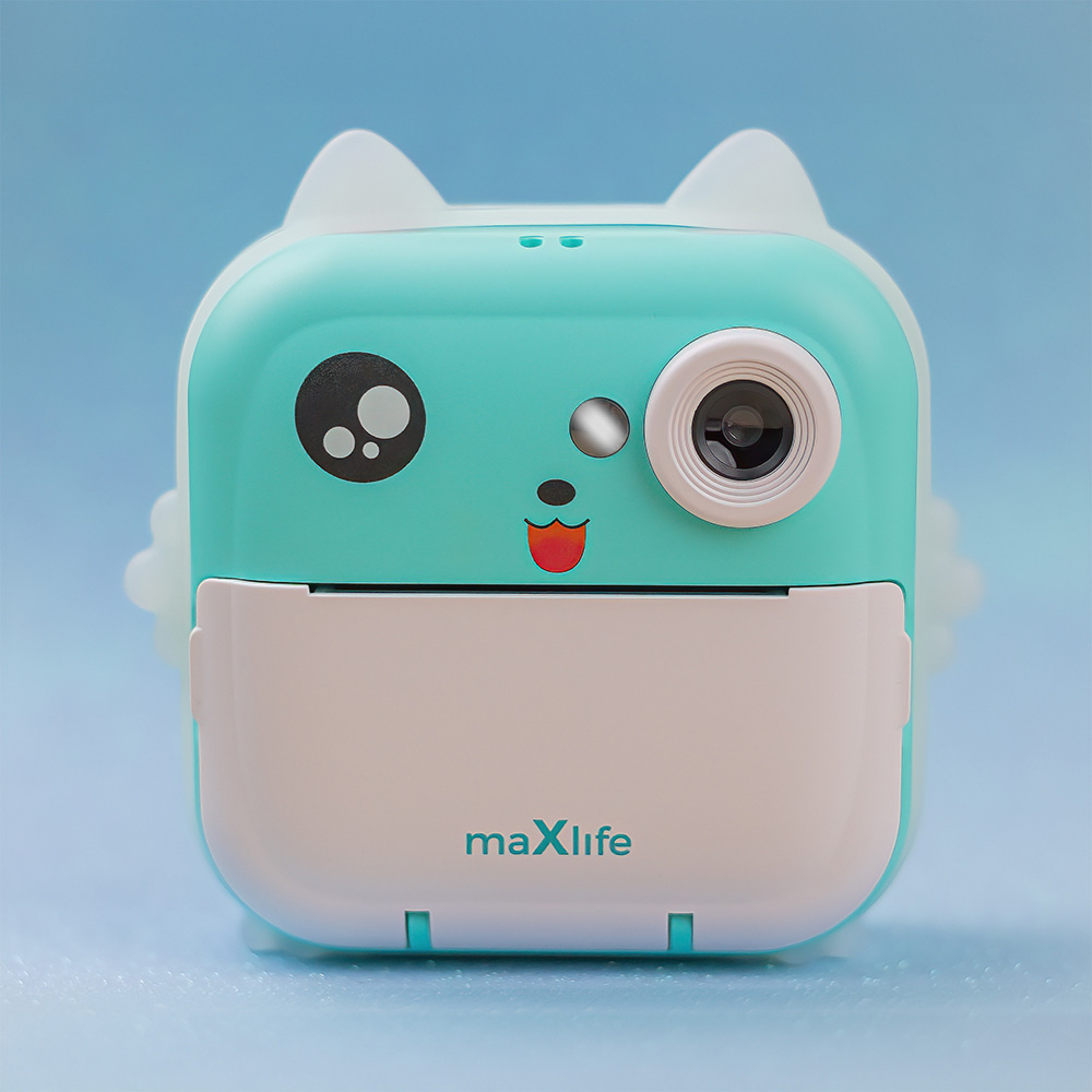 Maxlife MXPC-100 Kids Instant Print Camera, Blue