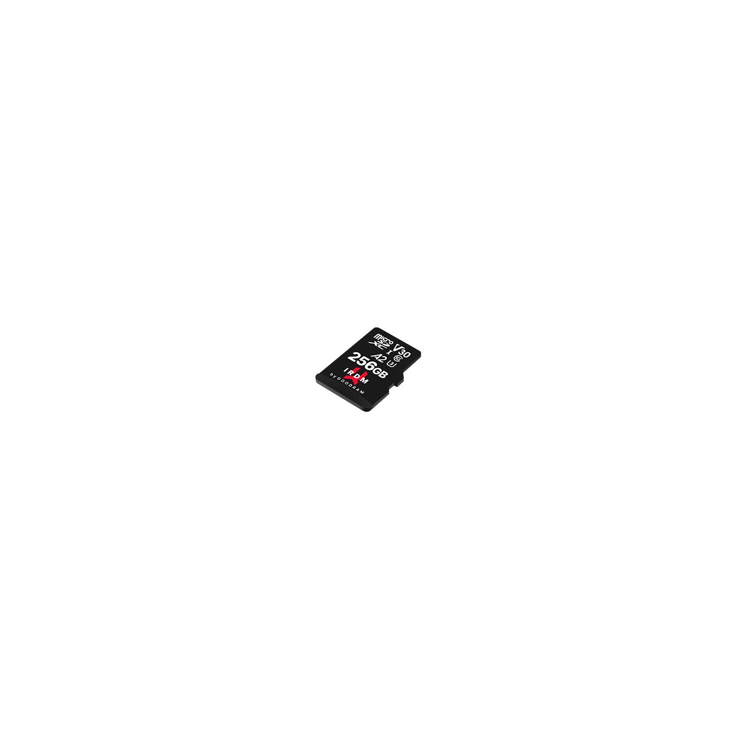 Atminties kortelė GoodRam IRDM 256GB microSD UHS-I U3 V30 su adapteriu