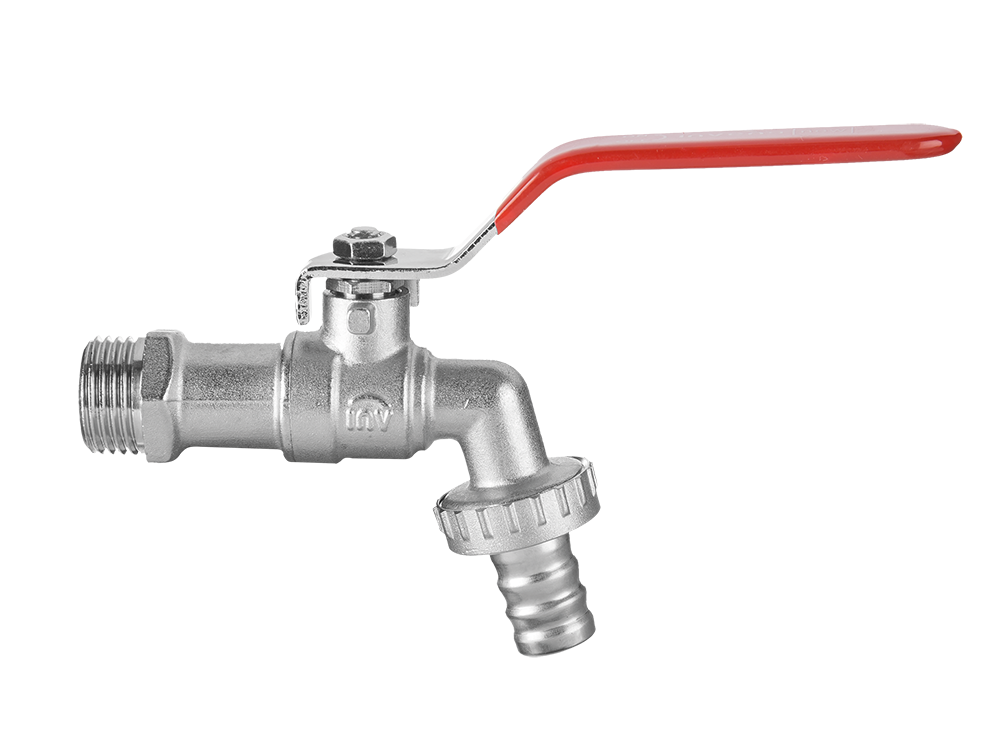 IBC Tank Tap 1000L with 1/2\" Hose Connection, Silver