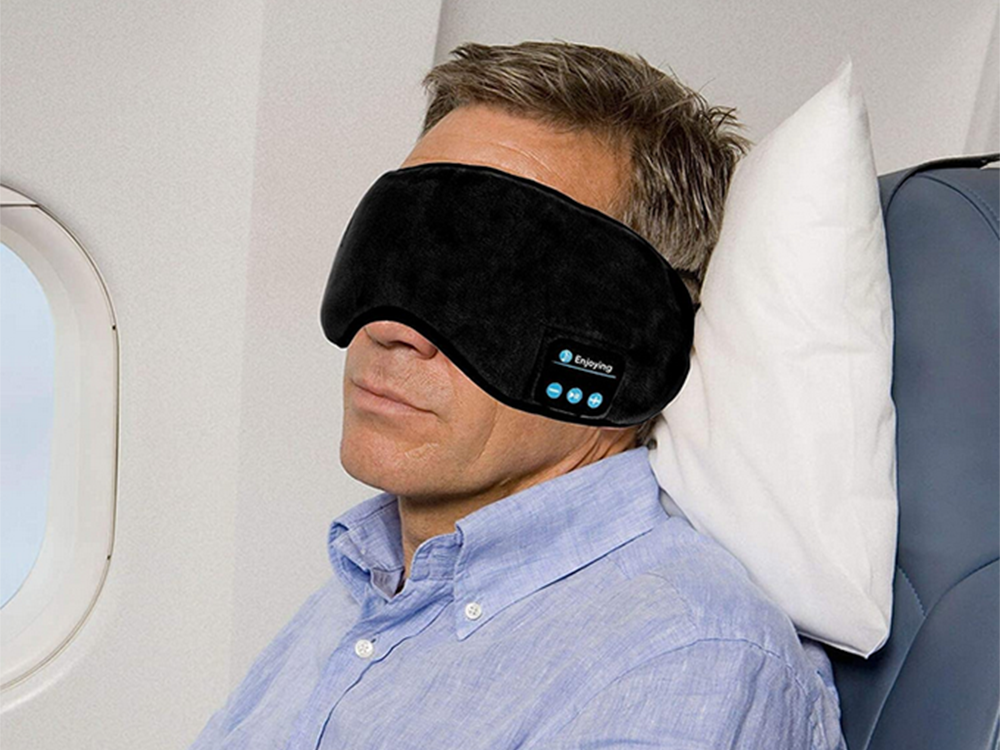 Sleep Mask with Built-in Bluetooth Headphones