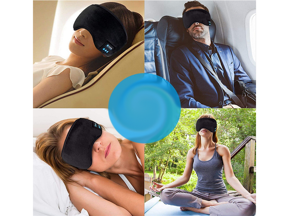 Sleep Mask with Built-in Bluetooth Headphones