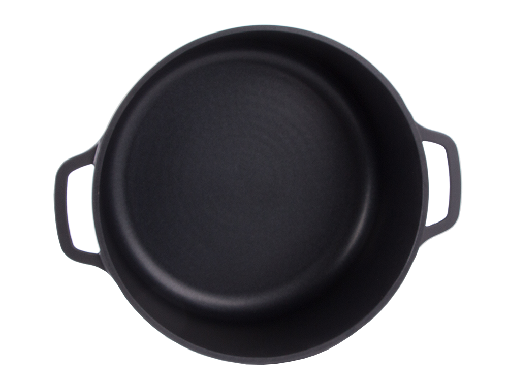 Casserole Roasting Pot with Lid 7L, Non-Stick, Induction & Gas, Black