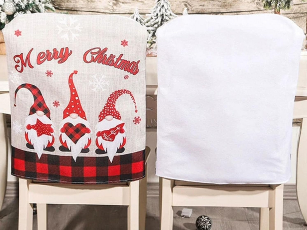 Christmas Chair Back Cover, 57x45 cm