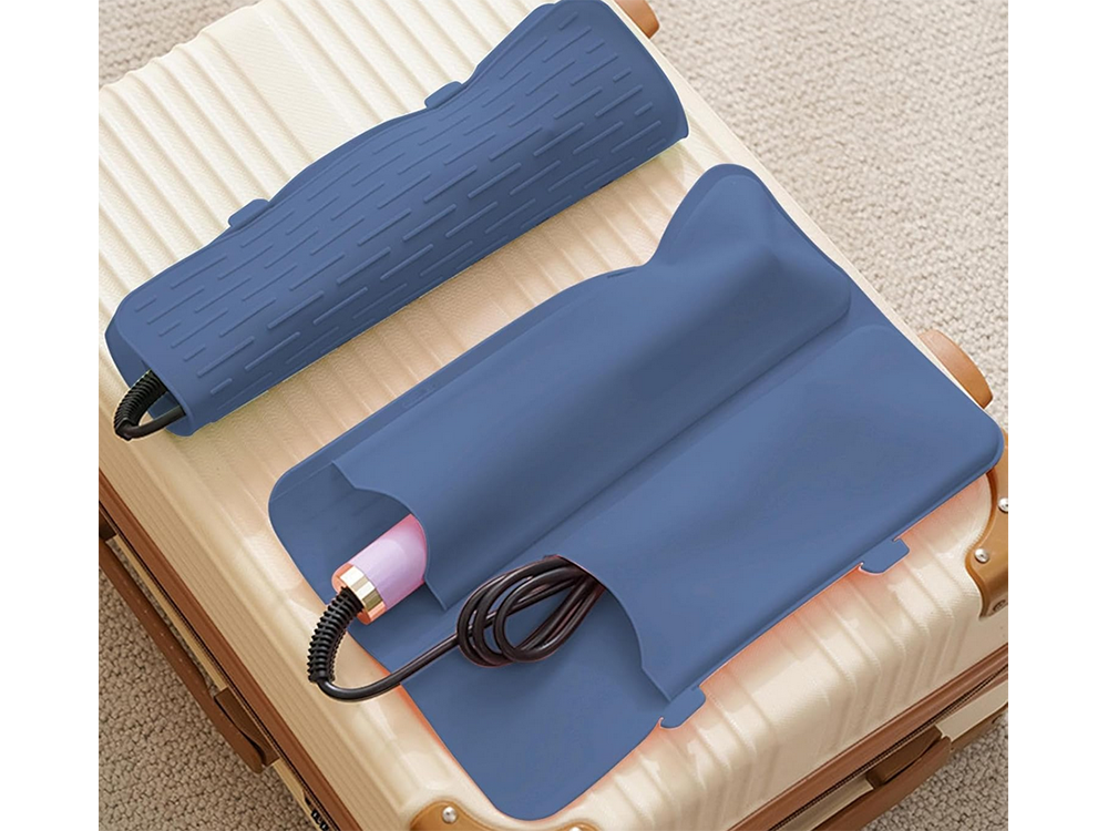 Silicone Heat Resistant Case and Mat for Hair Straightener 24509