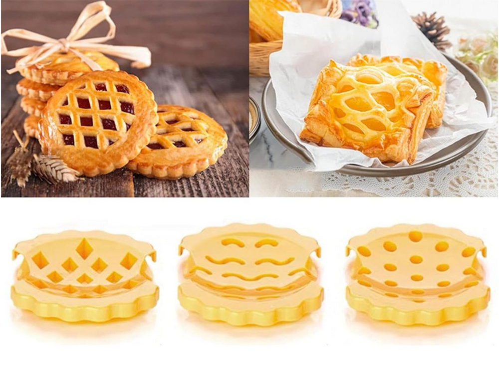 Cookie Cutter Mold with Interchangeable Inserts for Filled Cookies, 11.5 cm