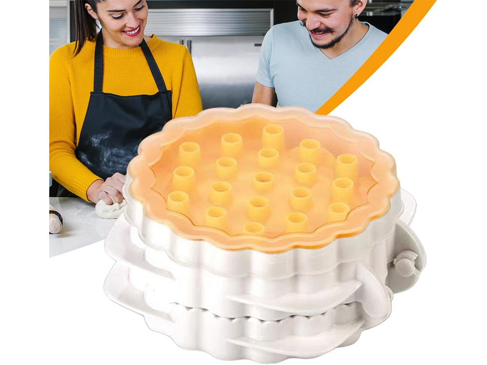 Cookie Cutter Mold with Interchangeable Inserts for Filled Cookies, 11.5 cm