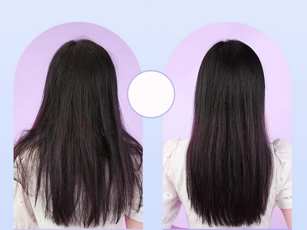Cordless Electric 2-in-1 Hair Straightening Brush