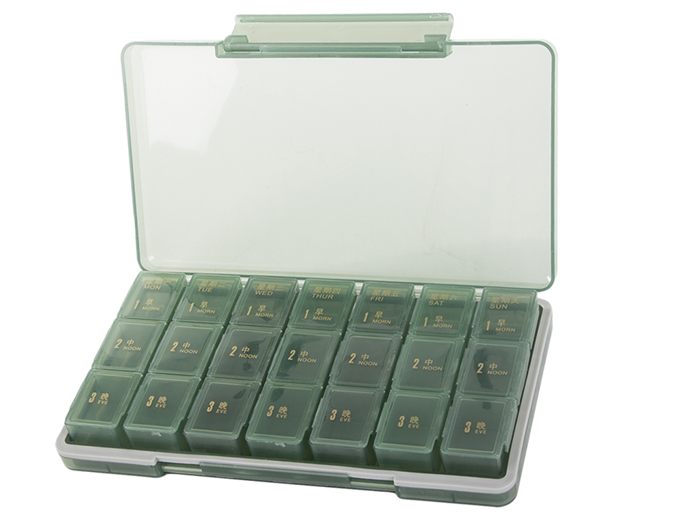 Weekly Pill Organizer, 21.5 x 11.5 cm
