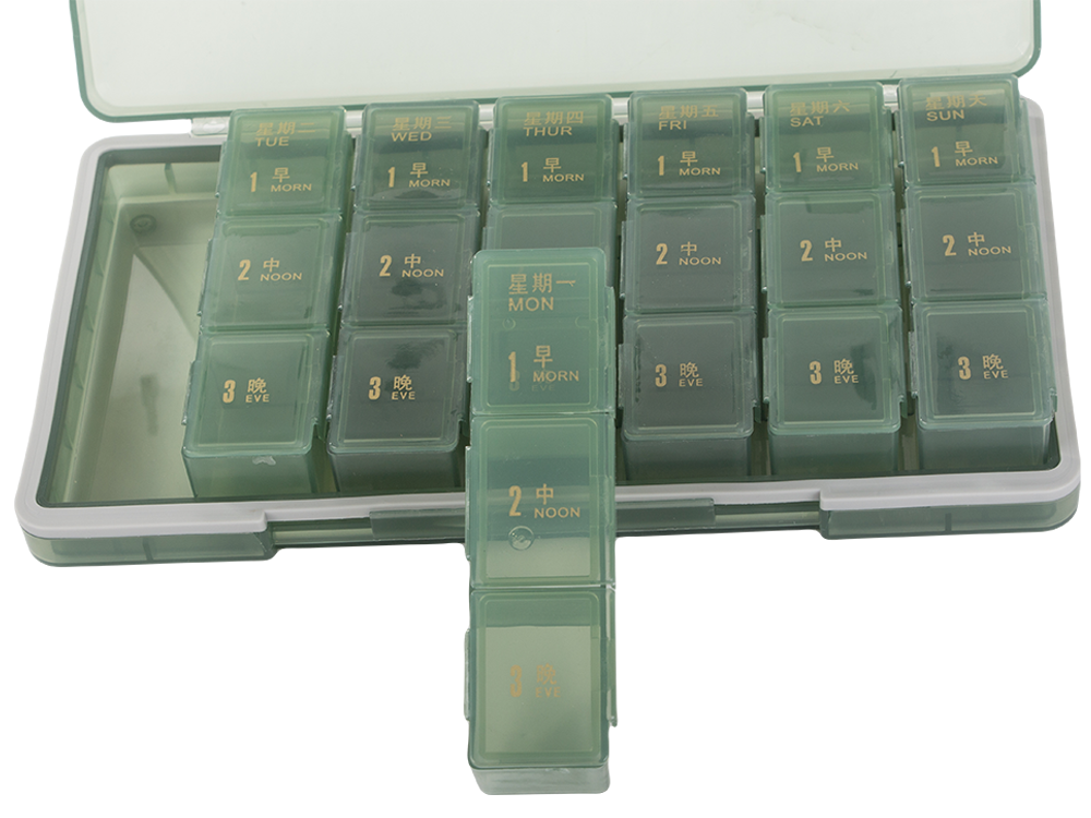 Weekly Pill Organizer, 21.5 x 11.5 cm