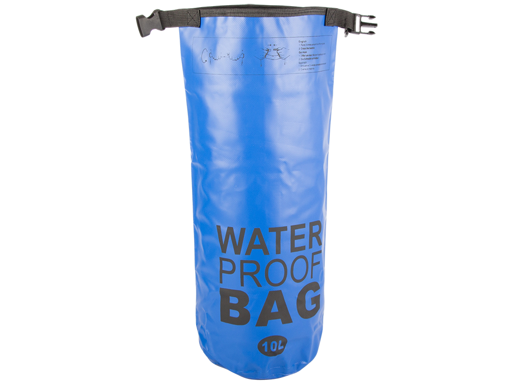Waterproof Dry Bag / Backpack 10L, Blue