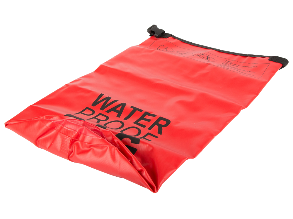 Waterproof Dry Bag Backpack for Kayak, Hiking, 15L, Red