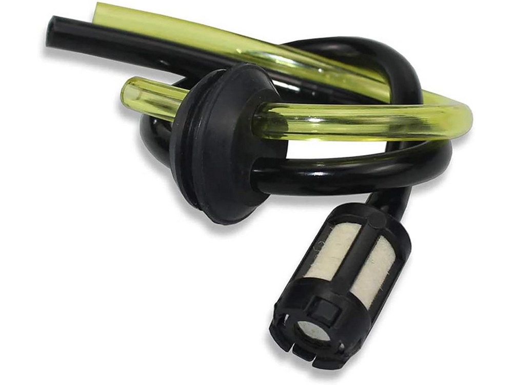 Fuel hose for petrol trimmer and brushcutter with filter, 10 mm, black