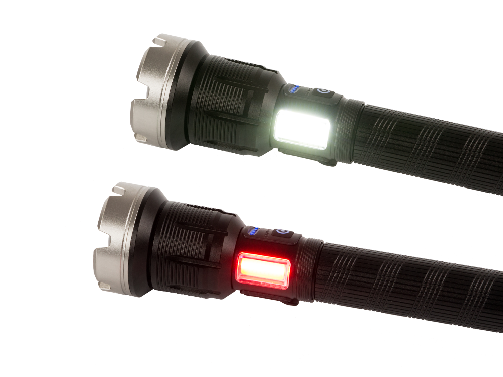 Bailong F226 Tactical Flashlight CREE XHP90 LED with Power Bank