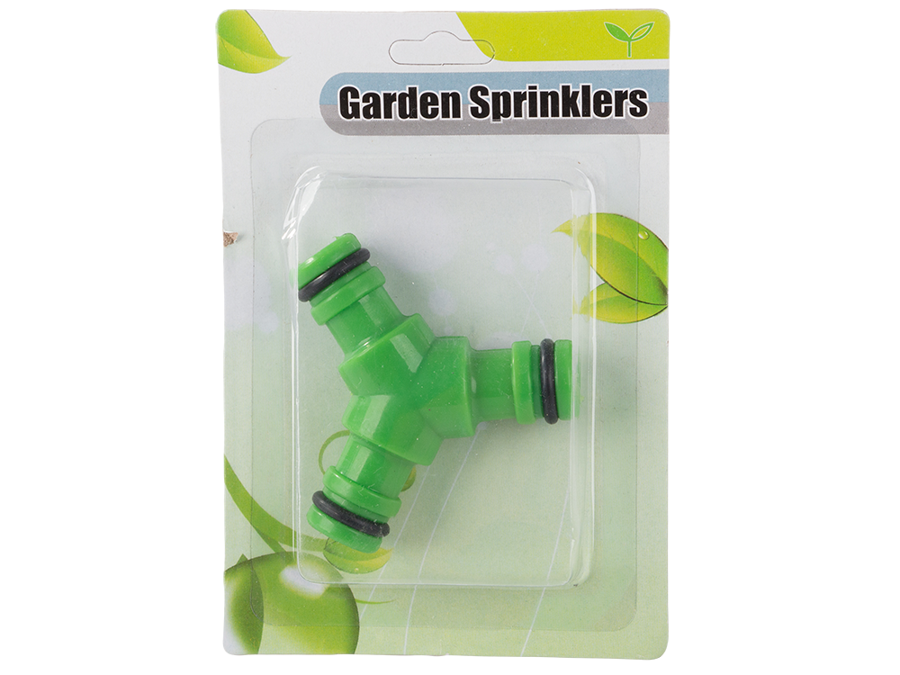 Garden Hose T-Connector 1/2\", Green