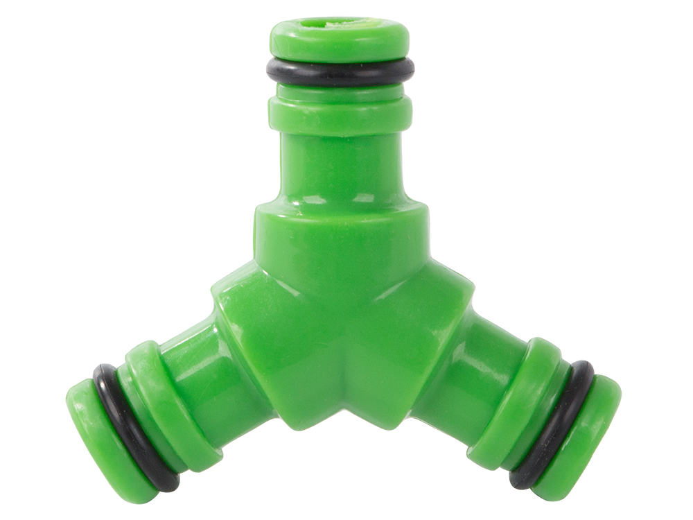 Garden Hose T-Connector 1/2\", Green