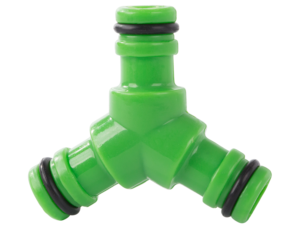 Garden Hose T-Connector 1/2\", Green