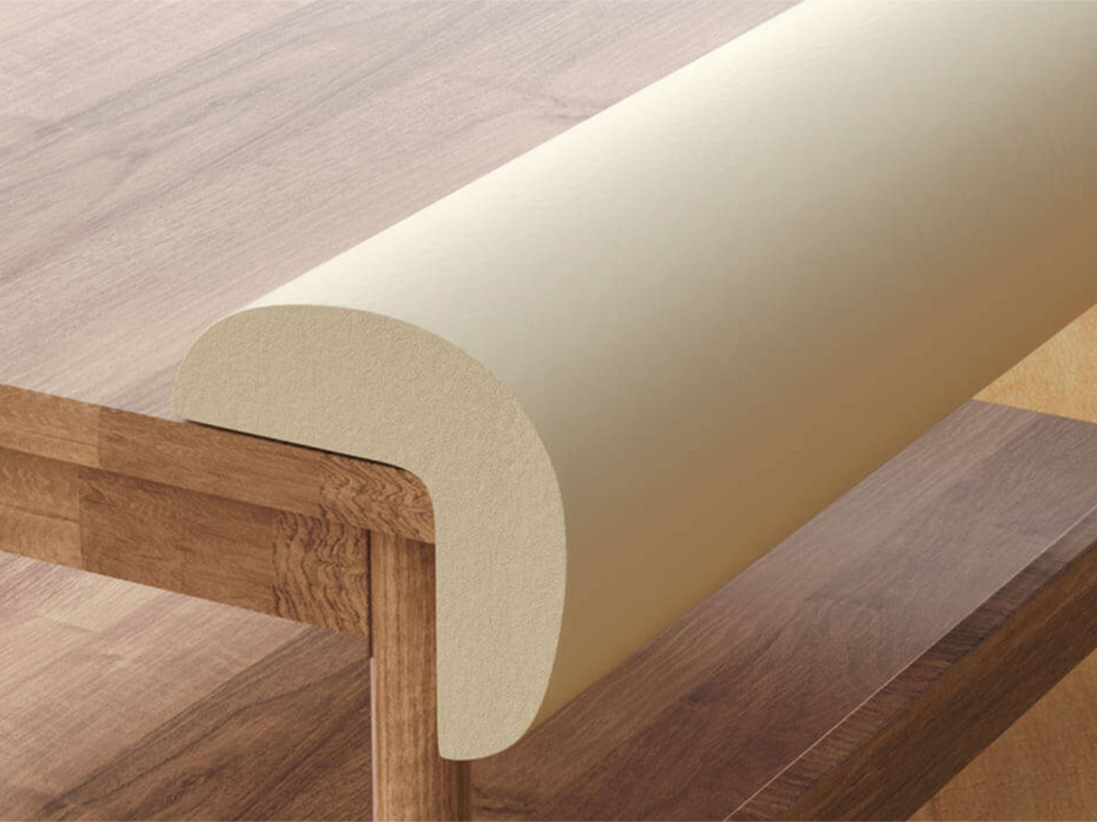 Soft Foam Furniture Edge Protector Tape 2m White