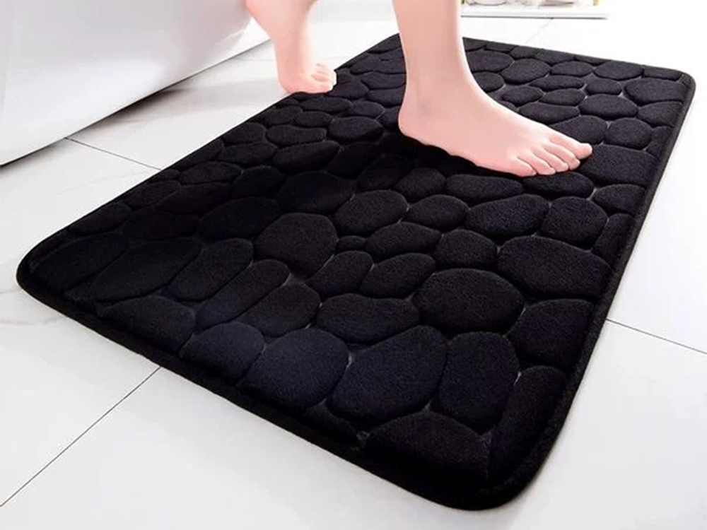 Large Soft Absorbent Non-Slip Bathroom Shower Mat 80×50 cm